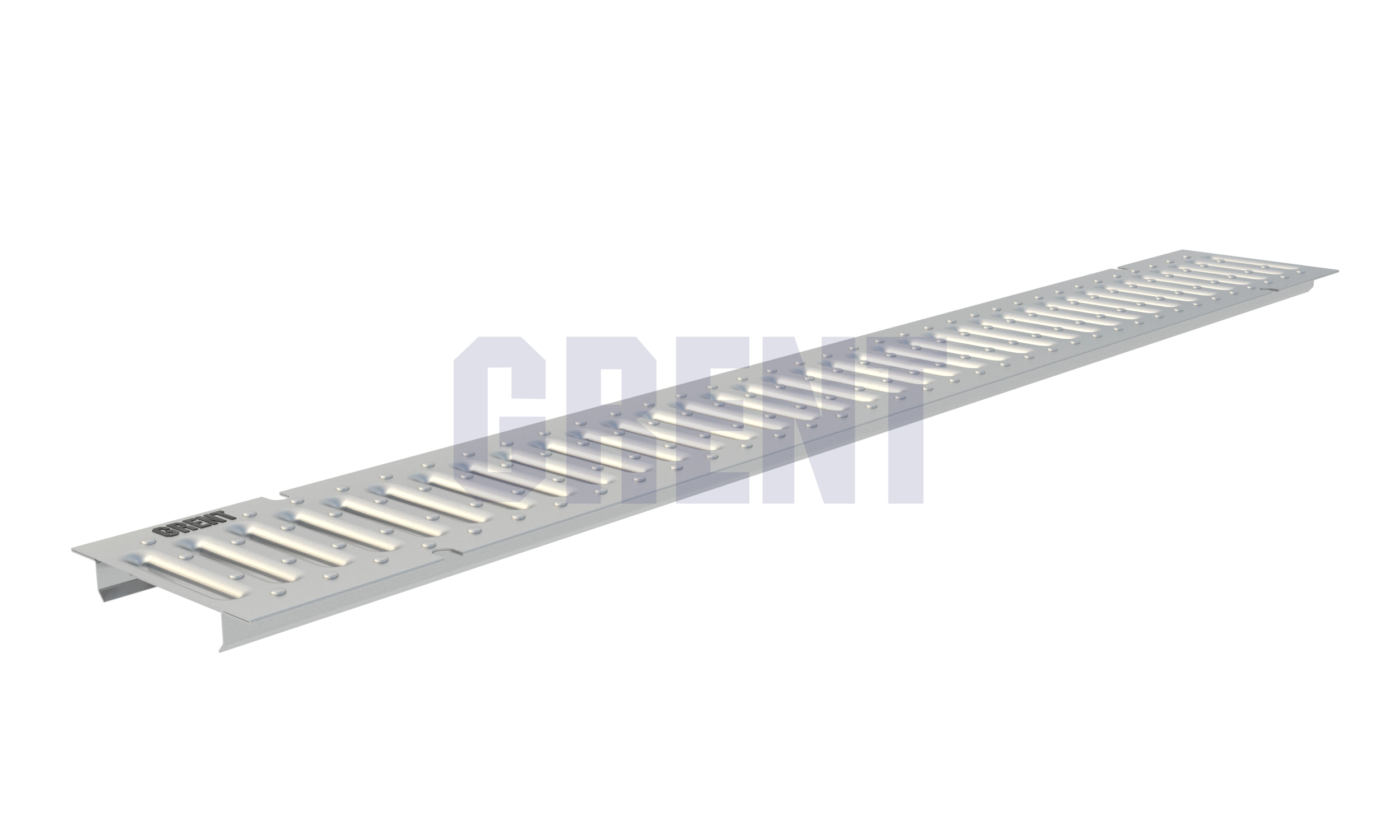 Водоотводная решетка стальная штампованная GRENT PlasT DN100 А15