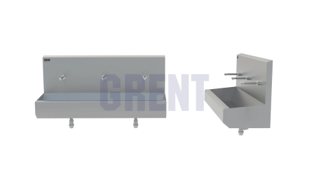 Умывальник 3-секционный подвесной GRENT-P-03