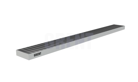 Решетка щелевая из нержавеющей стали GRENT S 80