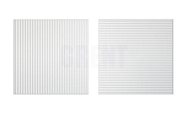 Прессованный настил из нержавеющей стали GRENT 33х33 1000х1000