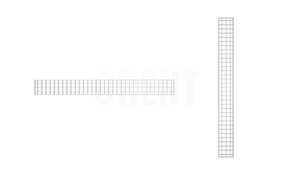 Решетка ячеистая из нержавеющей стали GRENT S 600