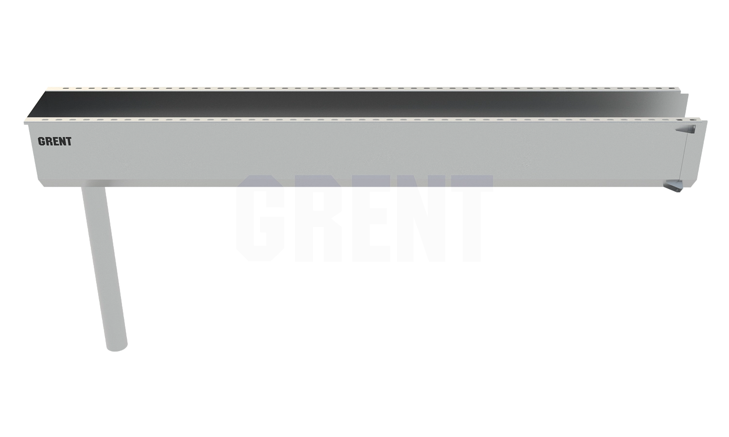 Лоток водоотводный мостовой GRENT MosT подвесной 250 выпускной торцевой