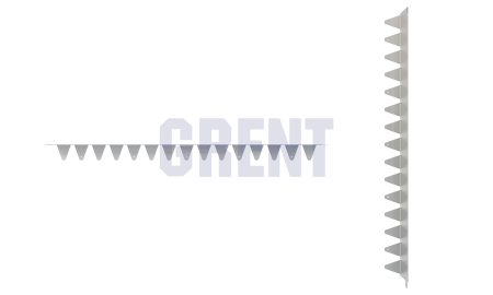 Бордюр стальной GRENT BR L-образный 1200*200, 1,5, нержавеющий