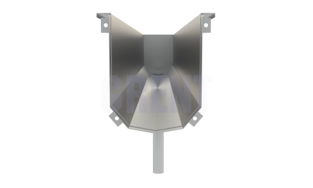 Лоток водоотводный мостовой GRENT MosT подвесной 250 выпускной торцевой