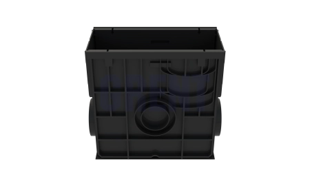 Пескоуловитель пластиковый GRENT PlasT DN150/200 H476 в комплекте со штампованой решеткой A15 