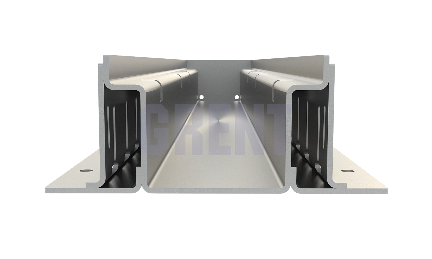 Лоток водоотводный мостовой GRENT MosT 100 торцевой