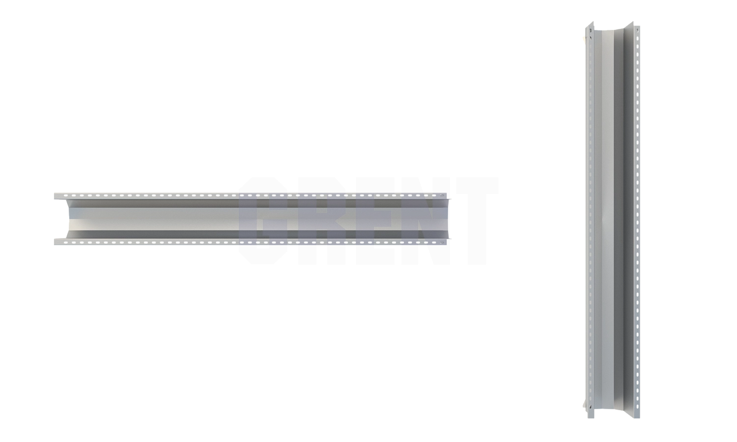 Лоток водоотводный мостовой GRENT MosT подвесной 150 рядовой