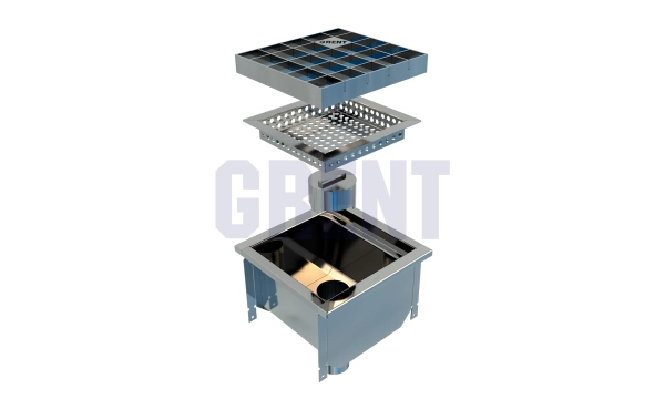 Трап GRENT KV 200. ВВ. 50 (выход снизу)