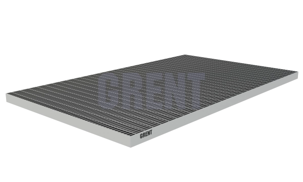 Прессованный настил из нержавеющей стали GRENT 33х11 600х1000