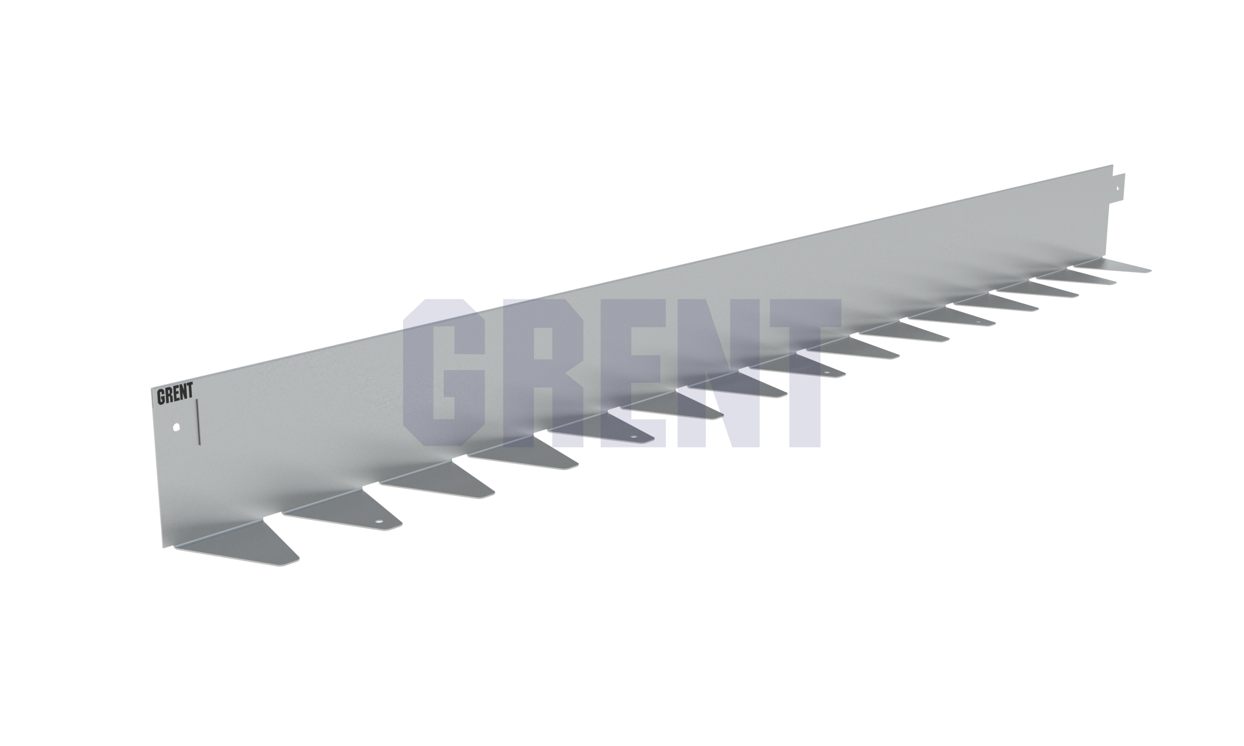 Бордюр стальной GRENT BR L-образный 2400*100, сталь 1.5 мм, нержавеющий Бордюр стальной GRENT BR L-образный 2400*100, сталь 1.5 мм, нержавеющий