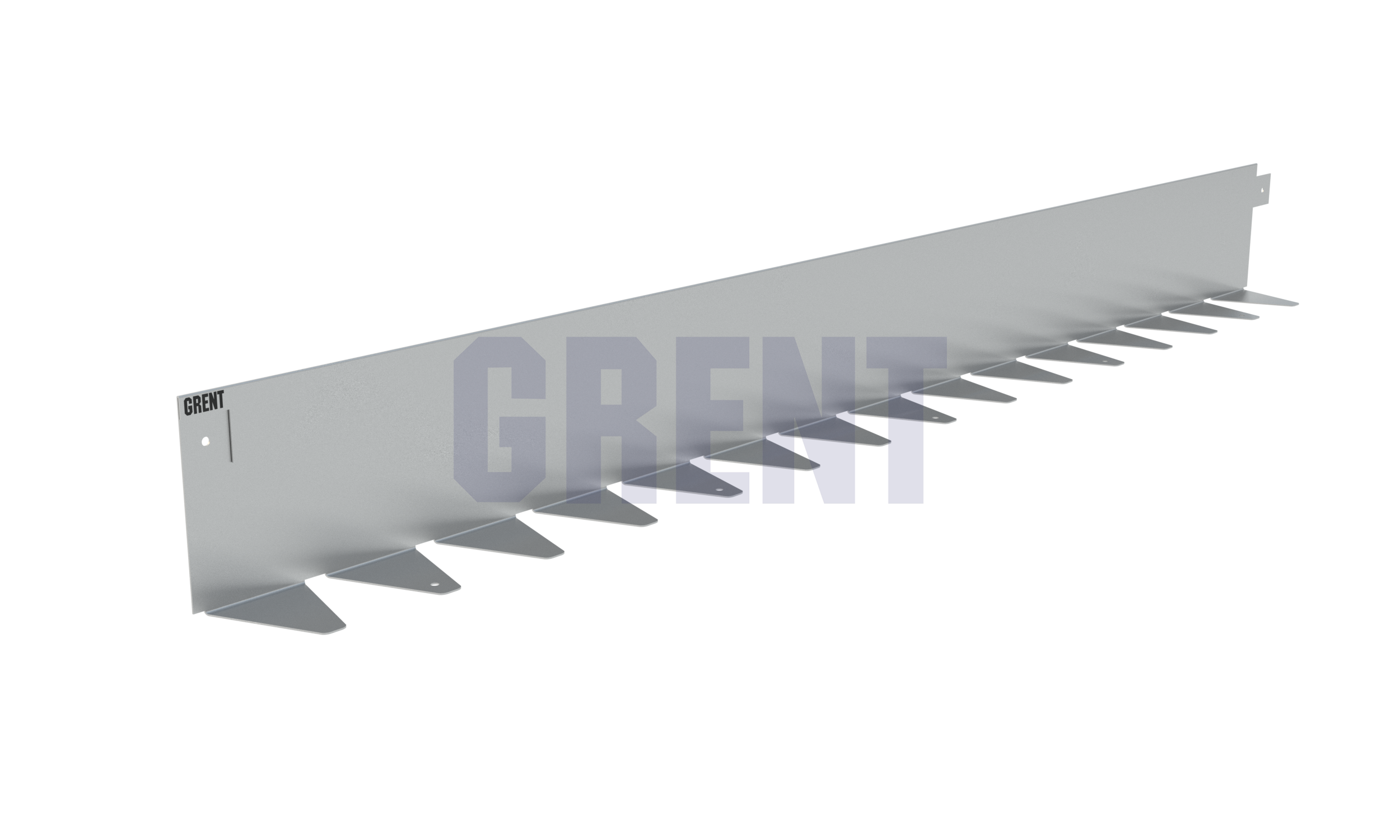 Бордюр стальной GRENT BR L-образный 1200*120, сталь 1.5 мм, оцинкованный Бордюр стальной GRENT BR L-образный 1200*120, сталь 1.5 мм, оцинкованный