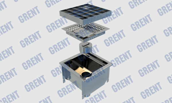 Трап GRENT KV 200. ВВ. 50 (выход снизу)