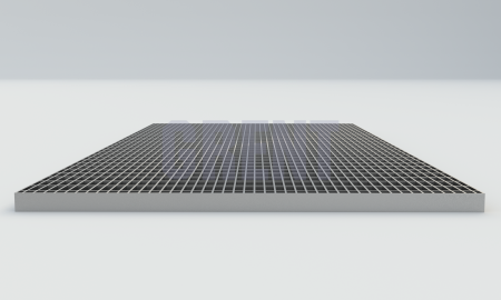 Прессованный настил из нержавеющей стали GRENT 33х11 490х990