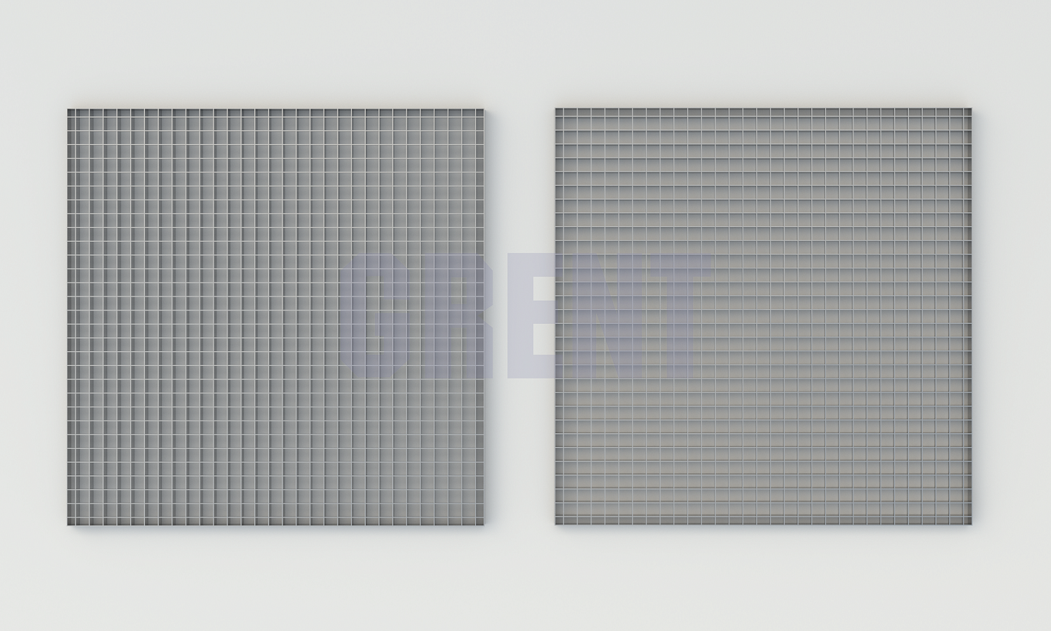 Сварной настил из нержавеющей стали GRENT 33х33 1000х1000