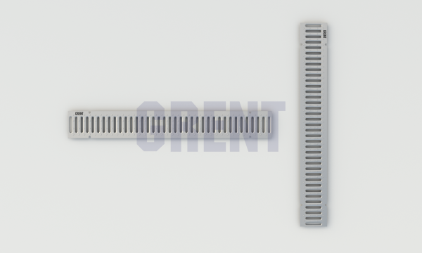 Штампованная решетка водоотводная из оцинкованной стали GRENT PlasT 100