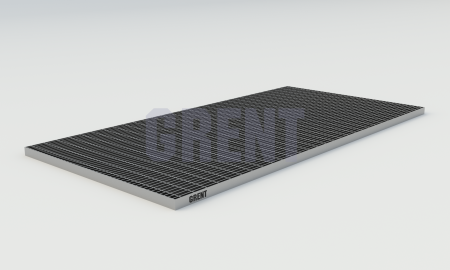 Прессованный настил из нержавеющей стали GRENT 33х11 490х990