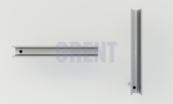 Лоток водоотводный мостовой GRENT MosT подвесной 150 выпускной