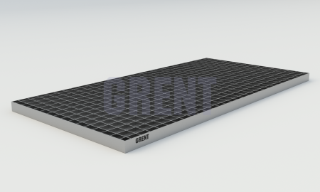 Сварной настил из нержавеющей стали GRENT 33х33 500х1000