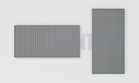 Прессованный настил из нержавеющей стали GRENT 33х11 490х990