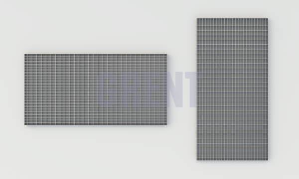 Прессованный настил из нержавеющей стали GRENT 33х11 500х1000