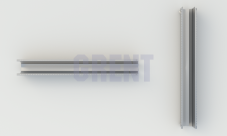 Лоток водоотводный мостовой GRENT MosT подвесной 350 рядовой