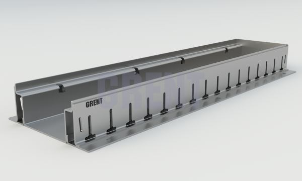 Лоток водоотводный мостовой GRENT MosT 160 торцевой