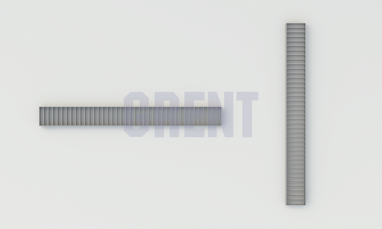 Решетка щелевая из нержавеющей стали GRENT S 250