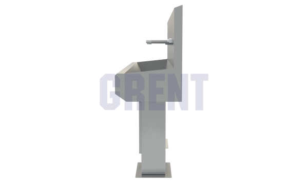 Умывальник 4-секционный на стойке GRENT-S-04