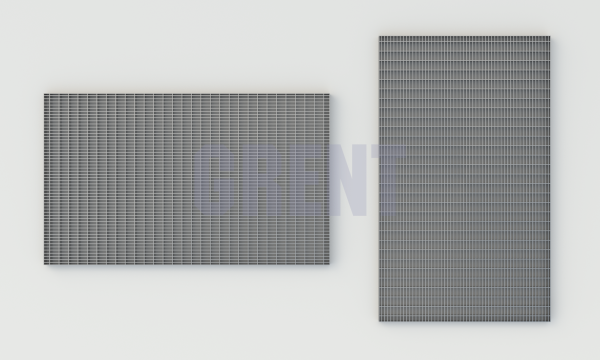 Прессованный настил из нержавеющей стали GRENT 33х11 600х1000