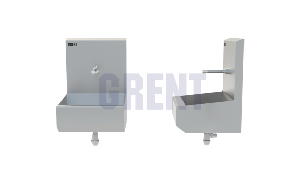 Умывальник 1-секционный подвесной GRENT-P-01