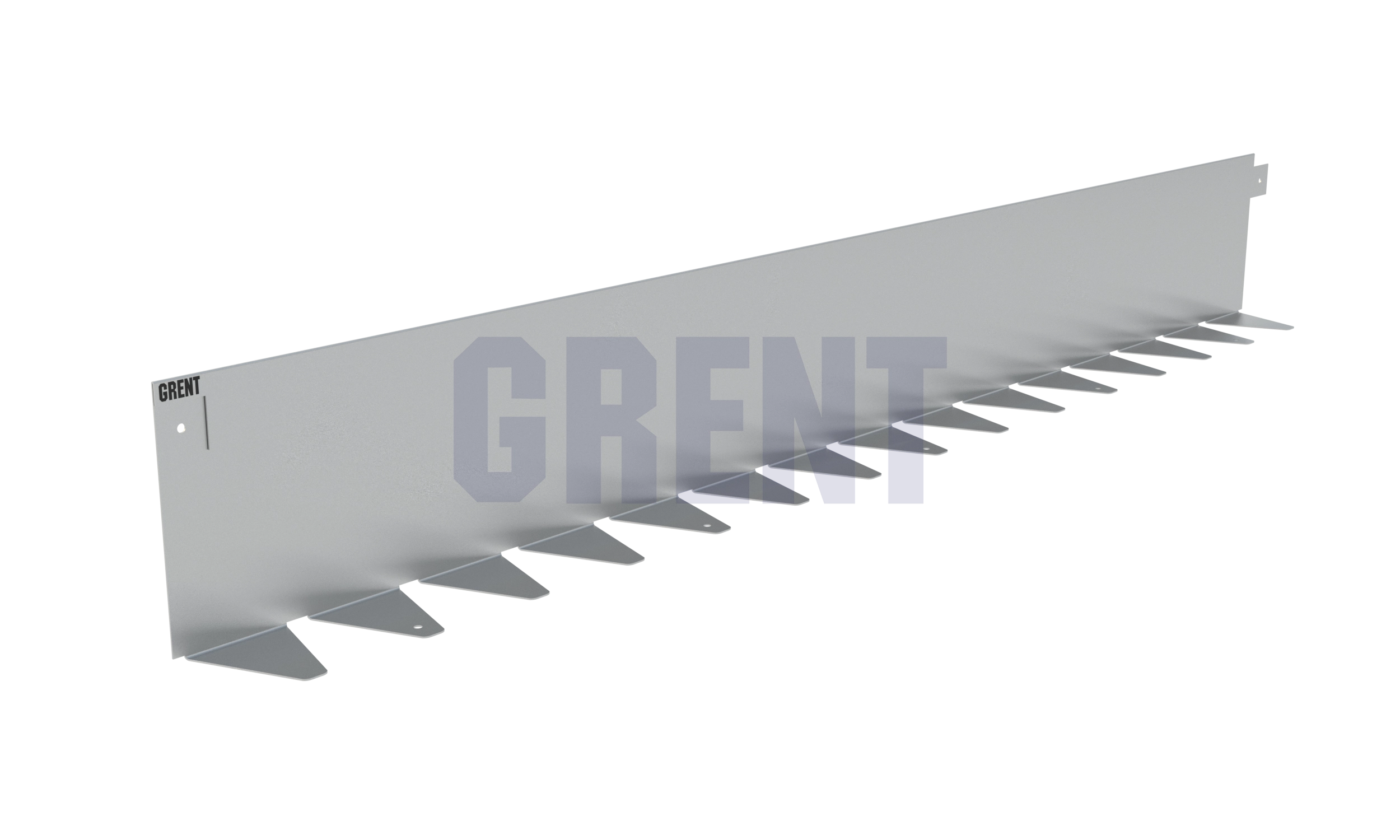 Бордюр стальной GRENT BR L-образный 2400*200, сталь 1.5 мм, нержавеющий Бордюр стальной GRENT BR L-образный 2400*200, сталь 1.5 мм, нержавеющий