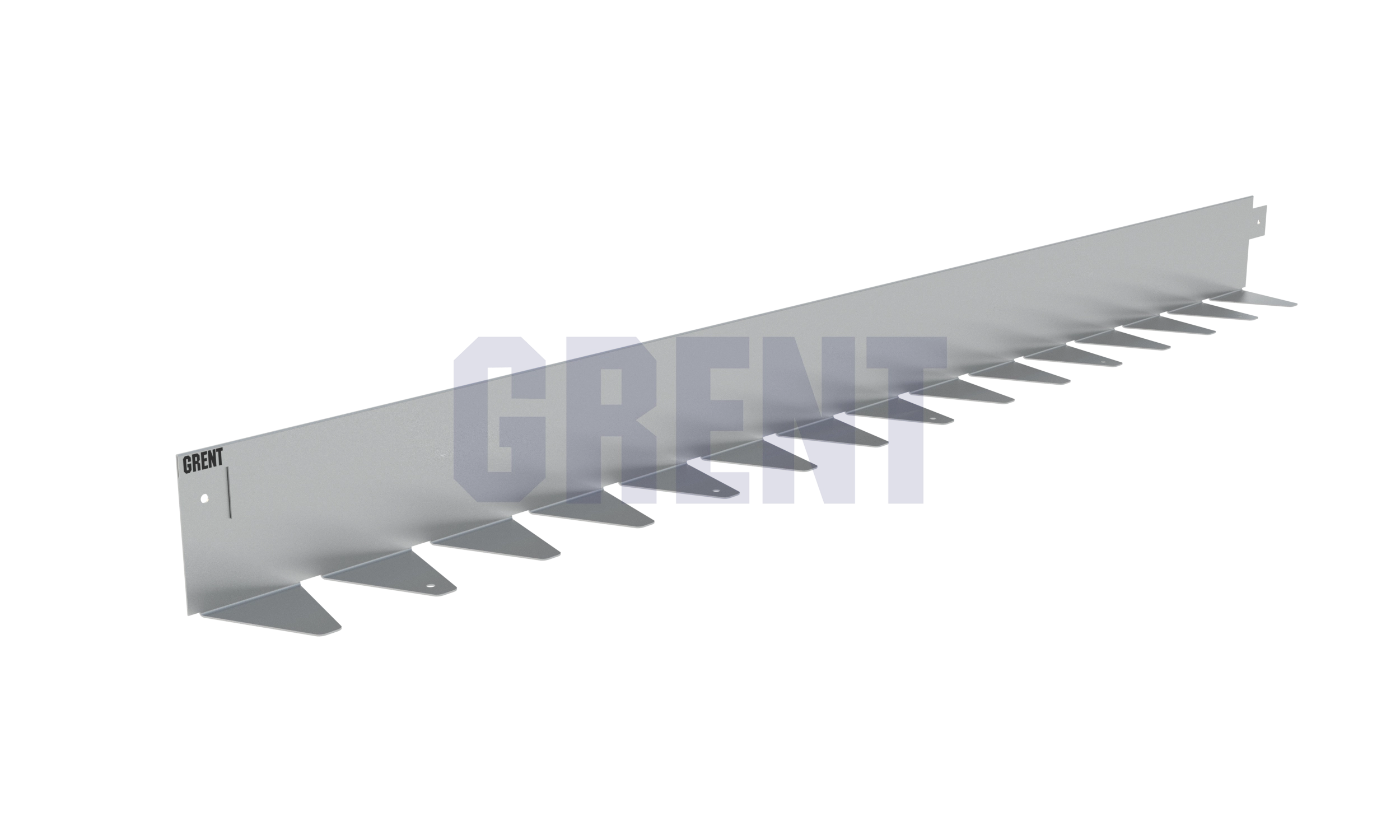 Бордюр стальной GRENT BR L-образный 1200*90, сталь 1.5 мм, оцинкованный Бордюр стальной GRENT BR L-образный 1200*90, сталь 1.5 мм, оцинкованный