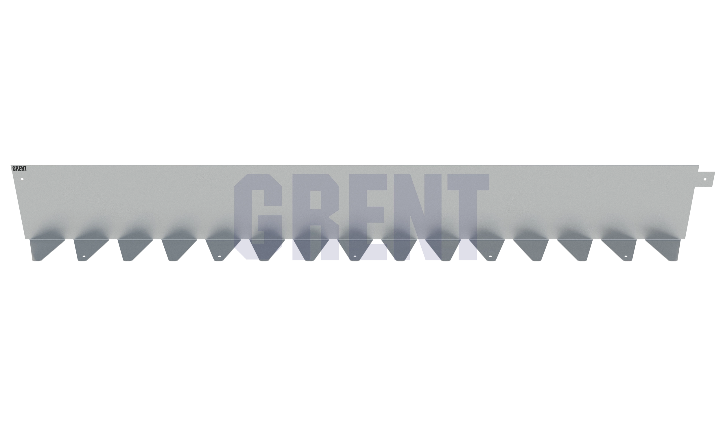 Бордюр стальной GRENT BR L-образный 2400*150, сталь 1.5 мм, нержавеющий Бордюр стальной GRENT BR L-образный 2400*150, сталь 1.5 мм, нержавеющий